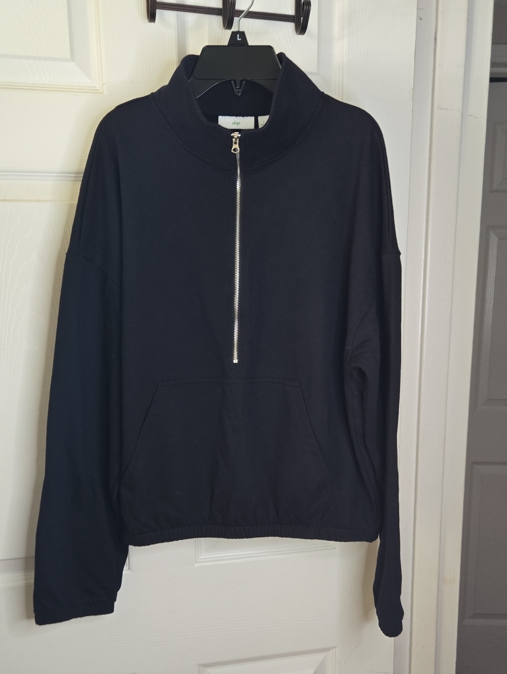 dip Black Half-Zip Pullover Sweater